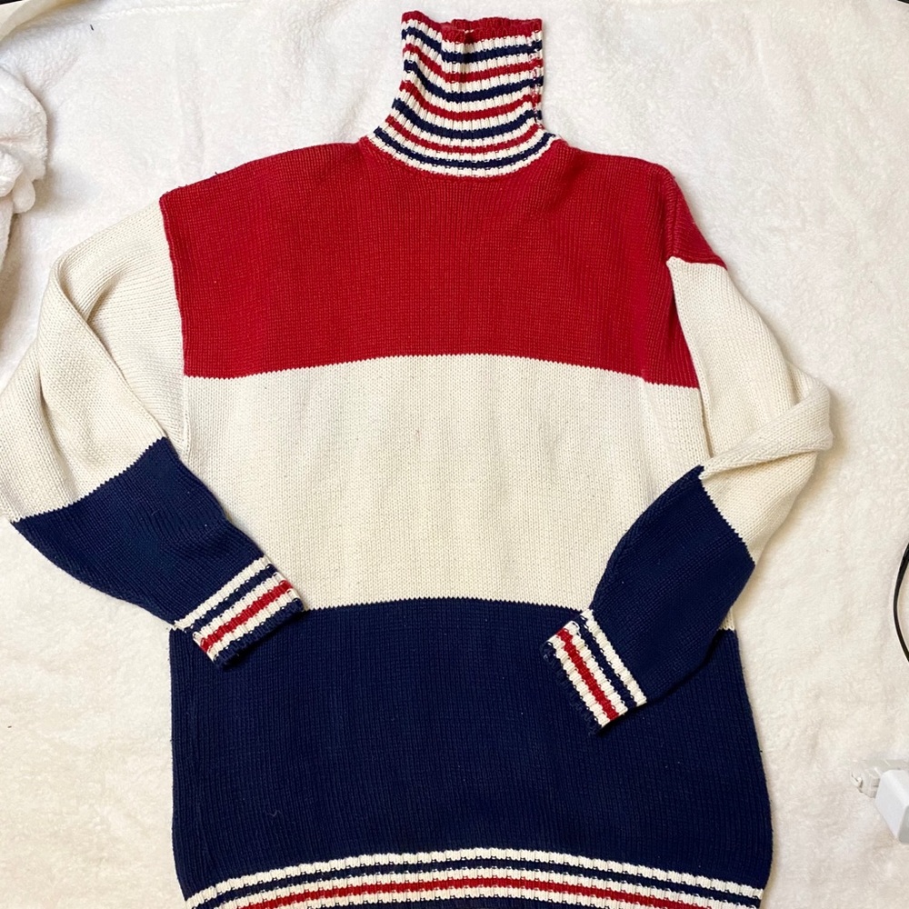 Vintage oversized striped sweater